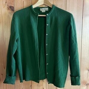 Vintage 50s 60s Abercrombie & Fitch 100% Cashmere Sweater